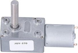 JGY-370 pramoninis sraigtinis reduktorinis variklis su M8 srieginiu velenu, lėtai sukasi, savaiminio fiksavimo variklis (DC 12 V, 6 aps/min)