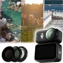 JJC Osmo Nano filtrų rinkinys, 3 dalys, ND CPL juodas rūko filtras DJI Osmo Nano, Osmonano standartinis kombinuotas pilkas filtras, poliarizacinis filtras, juodų difuzinių filtrų rinkinys, HD optinio stiklo priedai su