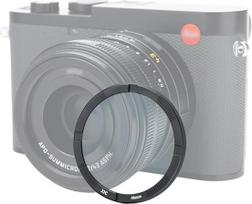 JJC UV filtras "Leica Q3" 43 Q3, itin plonas 19 sluoksnių daugiasluoksnis daugiasluoksnis UV apsaugos objektyvo filtras su drėgmei atspariu filtro korpusu