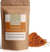 JKR Spices Harissa prieskoniai 250 g - Harissa milteliai, idealiai tinkantys tradicinei Harissa pastai ir Šiaurės Afrikos patiekalams - veganiški - daržovėms, žuviai, mėsai | 100% natūralūs, be priedų