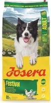 JOSERA Adult Festival Salmon & Chicken (1 x 12,5 kg) | Aukščiausios kokybės sausas maistas suaugusiems išrankiems ir aktyviems šunims | Aukštos energijos | Skanus padažas kailiui - galima mirkyti | Be glitimo | Pakuotė po 1 vnt.