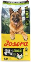 JOSERA Adult High Protein Chicken (1 x 12,5 kg) | Aukščiausios kokybės sausas maistas suaugusiems ir sportiškiems (veisliniams) šunims | Vištienos ir lašišų aliejus | Be glitimo ir daug baltymų | L-karnitinas ir taurinas | Pakuotė po 1 vnt.