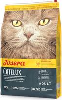 JOSERA Catelux, kačių ėdalas su apsauga nuo plaukų kamuoliukų, aukščiausios kokybės sausas ėdalas suaugusioms katėms, 1 pakuotė (1 x 10 kg)