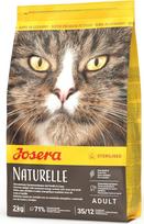 JOSERA Naturelle (1 x 2 kg) | Suaugusiesiems | Aukščiausios kokybės sausas maistas suaugusioms sterilizuotoms katėms | Paukštiena ir upėtakiai | Vidutinio riebumo | Be grūdų | Maistas katėms | Pakuotė po 1 vnt.