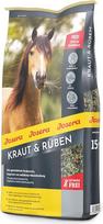 JOSERA „Herb & Beets“ (1 x 15 kg) | Aukščiausios kokybės grūdų neturintis arklių pašaras su natūraliomis žolėmis | Mažesnis cukraus ir krakmolo kiekis | Struktūrinis mišinys arkliams | 1 vnt. pakuotė