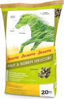 JOSERA „Herb & Beet“ šieno stiebai (1 x 20 kg) | Aukščiausios kokybės arklių pašaras | Arklių pašaras | Be melasos ir be pridėto cukraus | Pagamintas ir išdžiovintas laikantis CO₂ neutralumo principo | 1 vnt. pakuotė