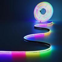 JOYLIT 10 m RGBCCTIC COB LED juosta 24 V, RGB 2700-6000 K CCT WS2811 IC adresuojama spalvą keičianti šviesos juosta, 840LEDs/M didelio tankio, vienodo švytėjimo SPI šviesos juosta interjero apdailai (tik šviesa)