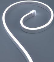 JOYLIT 24 V neoninė LED juosta 5 m 6000 K Cool White Lauko naudojimas 6 x 12 mm lanksti LED juosta neoninė balta IP67 atspari vandeniui, CRI 90+, labai ryški LED juosta virtuvei, kiemui (be maitinimo šaltinio)