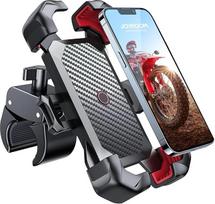 JOYROOM 2026 Mobiliojo telefono laikiklis dviračiui, [1s automobilio užraktas] [100 mph karinė apsauga nuo drebėjimo] Mobiliojo telefono laikiklis motociklui, [5s įdiegti] Universalus laikiklis ant vairo "iPhone" 17 "Samsung S26", visiems 4,7 - 7 colių iš