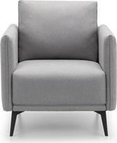 Julian Bowen „Platinum Grey Raw“ fotelis
