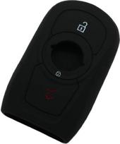Juodas silikoninis dėklas, suderinamas su „Vauxhall Astra K“ ir „Insignia“ 3 mygtukų išmaniuoju nuotolinio valdymo pulteliu CV9623 CV9623