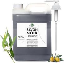 Juodas universalus muilas 100 % natūralus Kūnas, veidas, rankos, plaukai, drabužiai, namų apyvokos kosmetika. Drėkinamasis muilas sausai odai 5000ml 5L