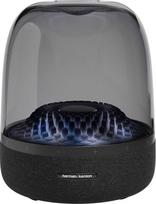 Juodos spalvos "Harman Kardon Aura Bluetooth Box" - nešiojamasis "Bluetooth" garsiakalbis su 360 laipsnių garsu