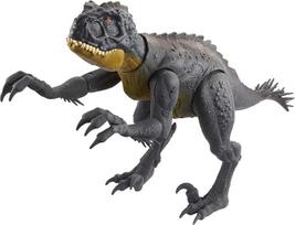 Juros periodo pasaulis HCB03 Kovinis veiksmo skorpionas Rex su garso efektu, kreidos periodo stovykla su judančiais sąnariais ir nagais, plakančia uodega ir riaumojančiu garsu, dinozaurų žaislas, nuo 4 metų