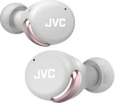 JVC HA-Z330T-P kompaktiškos belaidės ausinės, aktyviai slopinančios triukšmą, lengvos, stilingo dizaino, BT 5.2, (IPX4), 21 val. trukmės, mažo užlaikymo režimas žaidimams, (rožinės spalvos), į ausis