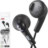 JVC HAF160B „Gumy“ ausinės su ausų antgaliais, juodos