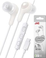 JVC „Gumy Connect“ laidinės USB-C ausinės, be vėlavimo vaizdo įrašams ir žaidimams, įmontuotas DAC mažina triukšmą ir gerina garso kokybę, neodimio garsiakalbis, kurio skersmuo – 9,2 mm –