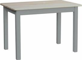 k koma Pilkas valgomojo stalas Virtuvės stalas Pušies masyvo mediena Gamintojas Dažyta pušis (60 x 100)
