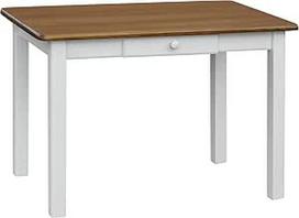 k koma Valgomasis stalas Virtuvės stalas Pušies masyvo restoranas su stalčiumi Gamintojas Naujas ąžuolas (60 x 120)