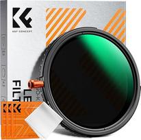 K&F CONCEPT 3-in-1 filtras 77 mm poliarizacinis filtras, ND2-ND32 ir juodo rūko 1/4 filtras su 28 sluoksnių nano danga (Nano-Klear)