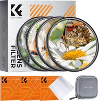 K&F CONCEPT 82 mm makro fotografijos filtrų rinkinys (+1, +2, +4, +10) Makro
