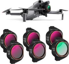 K&F CONCEPT ND4/PL, ND8/PL+ND16/PL+ND32/PL+ND64/PL CPL filtras, skirtas „Mini 5 Pro“ | 6 vnt. poliarizacinių filtrų rinkinys, hibridiniai neutralūs sandarinimo filtrai, daugiasluoksniu padengtas HD stiklas, lengvas plastikas, FD041