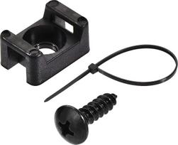 Kabelio tvirtinimo spaustukai, nailono varžtų tvirtinimas, kabelių surišimo juostų pagrindas, balnelio tipo laidų laikiklis su 14,6 mm x 10 mm x 6,85 mm tvirtinimo skyle, kabelių tvarkymo spaustukai elektros laidams, kabeliai