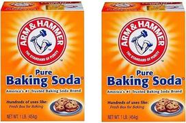 Kajal Dviguba pakuotė: 2 x 454 g "Arm & Hammer" kepimo miltelių su kepimo milteliais - kepimo milteliais - iš viso 908 g su Kajal lipduku