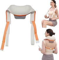 Kaklo masažuoklis su šilumos funkcija, Calbelos Shiatsu masažuoklis 4D giliųjų audinių masažuoklis pečių ir kojų raumenų skausmui malšinti