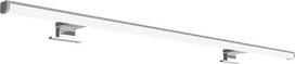 kalb Lumenia LED veidrodinė lempa, LED vonios kambario lempa, 100 cm veidrodinis šviestuvas, IP44, chromas, tvirtinimas prie veidrodžio ir spintelės, taupo energiją, apsaugo nuo atspindžių, 230 VAC, dvi tvirtinimo kojelės, ypač stabili (neutrali balta)