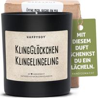 Kalėdinė dovanų žvakė su sojos vaško aromatu – natūrali, rankų darbo – ekologiška dovanų idėja – draugui, draugei, tėvams, mamai, tėtui, močiutei, seneliui; Kalėdų dekoracija; Linksmų Kalėdų – Linksmų Kalėdų