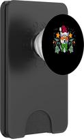 Kalėdų Senelio, Kalėdų eglutės ir žiburėlių motyvas: sibiro haskis, berniukams skirtas „PopSockets PopWallet“ su „MagSafe“