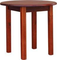 Kalvadoso apvalus pušies valgomojo stalas Virtuvės stalas Solid Restaurant 80 cm