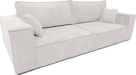 Kampinė sofa "Camel III" su miego funkcija Miegamojo lova Dviaukštė sofa 255 cm Svetainės miegamasis plotas 200 x 150 cm (spalva: Poso 100 - smėlio spalvos)