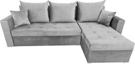 Kampinė sofa gražios pilkos spalvos