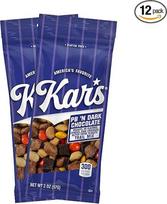 Kar's Nuts Peanut Butter 'N Dark Chocolate Trail Mix - 57 ml einzelne Snack-Packungen - 12 Stück, glutenfreie Snack-Mischung