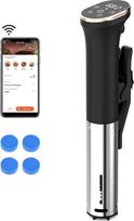 Karinear Sous Vide Garer Stick | Wifi programėlės valdymas (2.4G WLAN) | 1400W Sous-Vide Stick | 10-90°C, 1-99 min. Laikmatis | 360° cirkuliacija | Suvide Garer Stick su Souse Vide magnetu