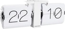 Karlsson Flip Clock No Case - Baltas - 36 x 8,5 x 14 cm - Stačiakampis - Plieninis - Sieninis laikrodis Modernus Svetainė - Sieniniai laikrodžiai