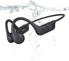 Kaulų garso ausinės plaukimui su „Bluetooth 6.0“, 32GB atminties | IPX8 atsparumo vandeniui ausinės su MP3 grotuvu, 12 val. veikimo trukmė, atvirų ausų sportinės ausinės, skirtos plaukimui, bėgimui, dviračių sportui ir fitnesui