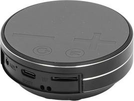 Kaulų laidumo garsiakalbis, nešiojamas belaidis „Bluetooth“ garsiakalbis, stereo muzikos grotuvas su prisisiurbiančiu pagrindu, 800 mAh ličio baterija, skirtas namams, lauke, kelionėms (juodos spalvos)