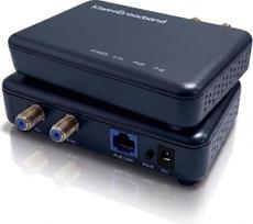KB-G3-03 „G.hn Wave 2“ koaksialinis adapterių rinkinys (2 vnt.) su 2,5GbE prievadu ir PoE+ (30 W) – „Ethernet over Coax“ (nuo koaksialinio kabelio į Ethernet, 1,6Gbps), skirtas „Wi-Fi 6E/7“ prieigos taškams, DVB-T2/palydovinei televizijai