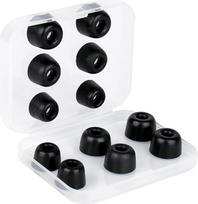KBEAR KF01 IEM ausų įdėklai iš atminties putų, skirti 4,9 mm skersmens antgaliams, užtikrinantys triukšmo izoliaciją ir patikimą prigludimą – atsarginiai ausų įdėklai ausinėms (6 poros/12 pakuočių, S/M/L)