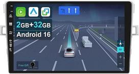 KEC 9 colių „Android 16“ automobilių radijas, skirtas „Toyota Verso E'z“ (2010–2015 m.) – su belaidžiu „Apple CarPlay“ | „Android Auto“ | „Mirror Link“ | GPS navigacija | „Bluetooth 5.0“ | „Wi-Fi“ | USB | navigacija | FM + atbulinės vaizdo kamera