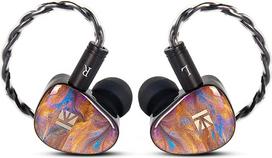 keephifi KBEAR KB02 IEM žaidimų ausinės su kabeliu, 10 mm elastinės kaulų laidumo ir beriliu dengtos membranos DD hibridinės ausinės, itin stiprių bosų ausinių monitoringas muzikantams