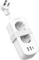 Kelioninis adapteris su JAV kištuku, „JSVER“ kelioninis adapteris su 1,5 m kabeliu, B tipo adapteris su Vokietijos kištuku, nešiojamas kištukinis adapteris su USB-C (3,4 A) jungtimi, skirtas naudoti Amerikoje, Kanadoje, Meksikoje ir Tailande