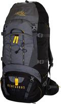 Kentaurus Trekingo kuprinė Hiking Backpack Women Men Backpacker Backpack Large 60L Plus 10L (Pagaminta ES) (Grey & Yellow)