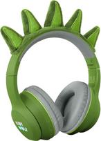 KIDYWOLF – „KIDYEARS“ dinozauras – Vaikiškos ausinės su „Bluetooth“ ir laidu – Garso stiprumo ribojimas iki 85 dB, klausos apsauga