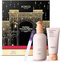 KIKO Milano „Holiday Wonderlights“ „My Handcare Essential“ dovanų rinkinys, rankų priežiūros dovanų rinkinys: muilas, drėkinamasis rankų kremas ir nagų dildė
