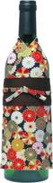 Kimono stiliaus butelio apvalkalas, pagamintas Japonijoje, vyno butelių apvalkalai, vyno butelių papuošalai, Kalėdos, vestuvės, gimtadienis, kelionės, šventiniai vakarėliai (1800 ml butelis, „Haregi“, juoda chrizantema „Otaiko“, „Heritage“