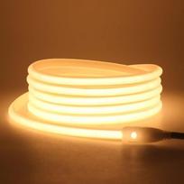 KISUFU 230 V COB LED juosta, 288 LEDs/m Vandeniui atspari IP65 AC 220 V kintamosios srovės 220 V lanksti 50 cm pjaunama LED juosta Neoninė juostelės šviesa "pasidaryk pats" interjero apšvietimui, kambarių ir lauko apdailai